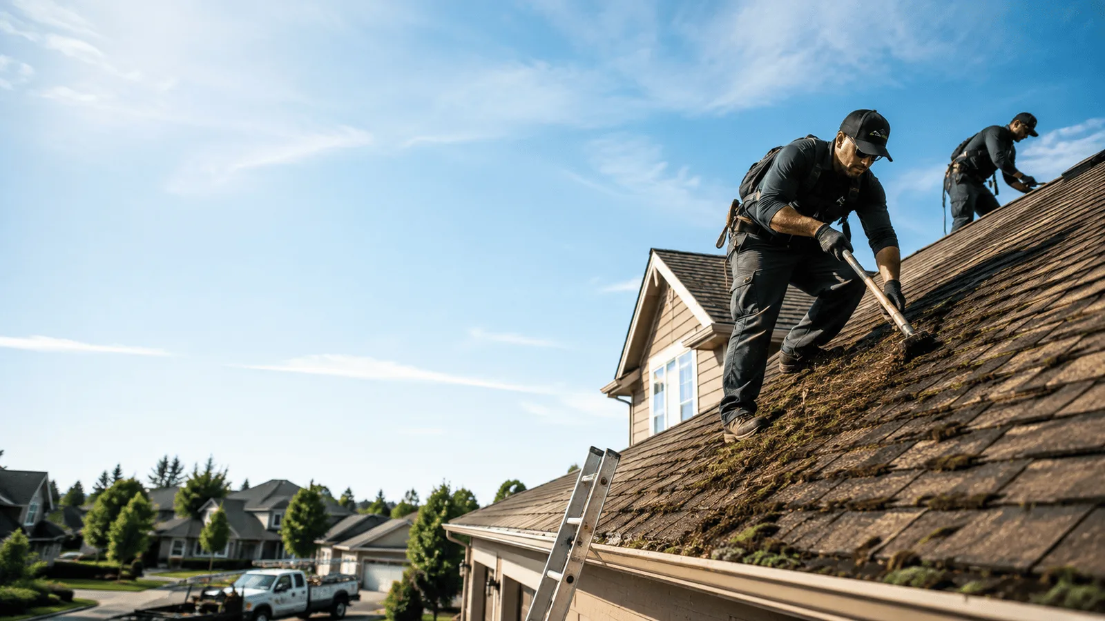 Roof Moss Removal in Gridley, KS near me